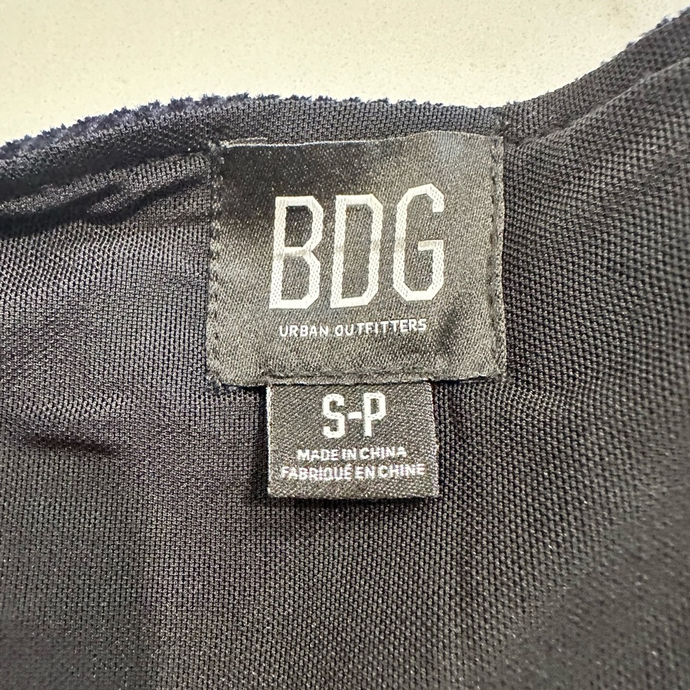 Urban Outfitters BDG April Corduroy Zip Front Jumpsuit-Size Small-Navy Blue - Picture 7 of 11